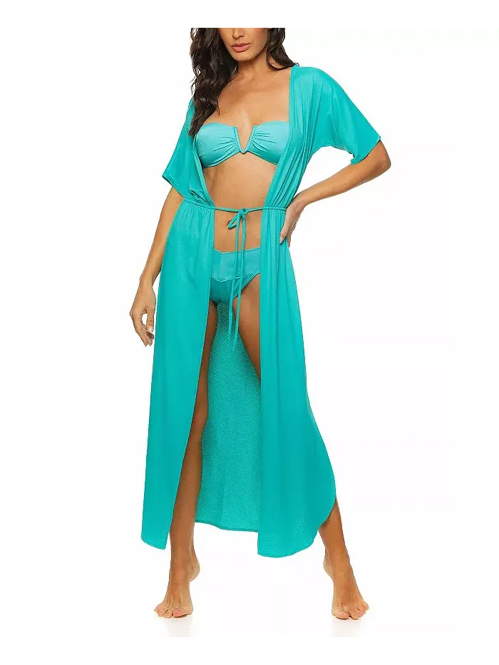 Женский длинный кимоно-кардиган с запахом Guria Beachwear