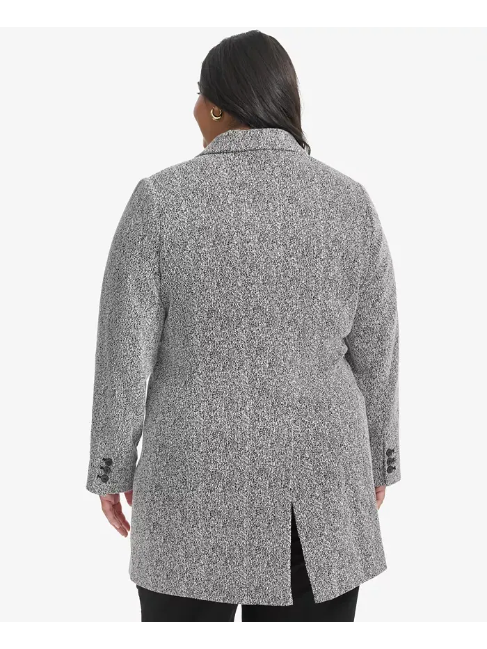 Блейзер Double D Topper размера Plus DKNY — изображение 2 из 6, черный/белый