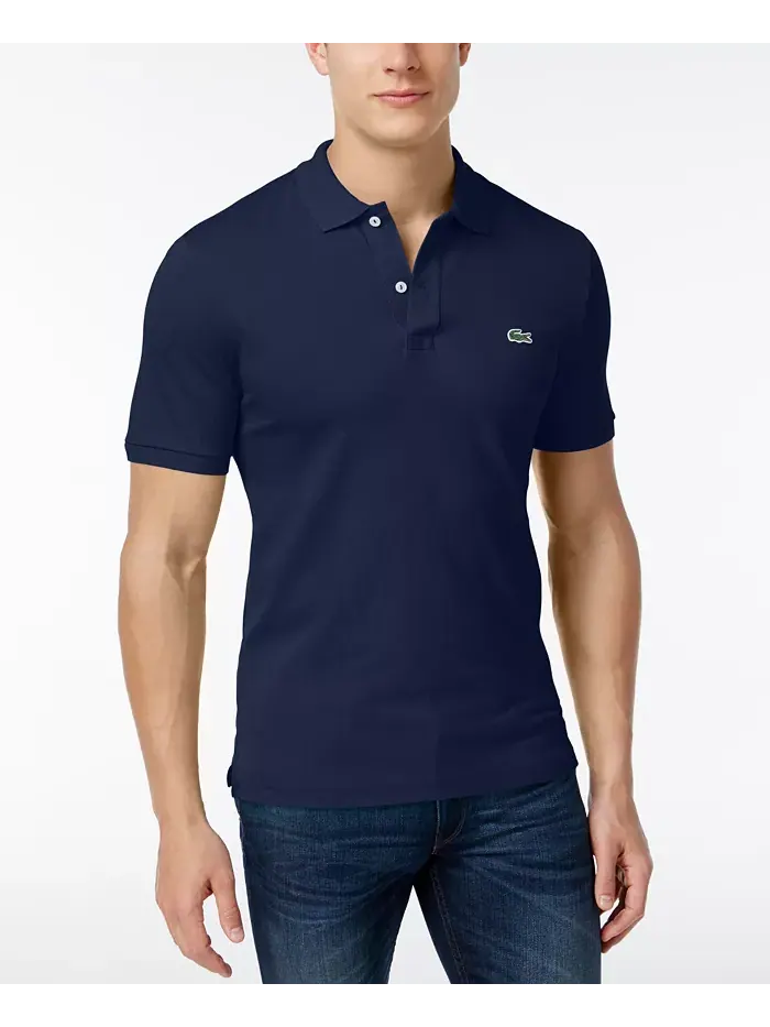 Рубашка поло Lacoste, мужская — изображение 1 из 1, синий