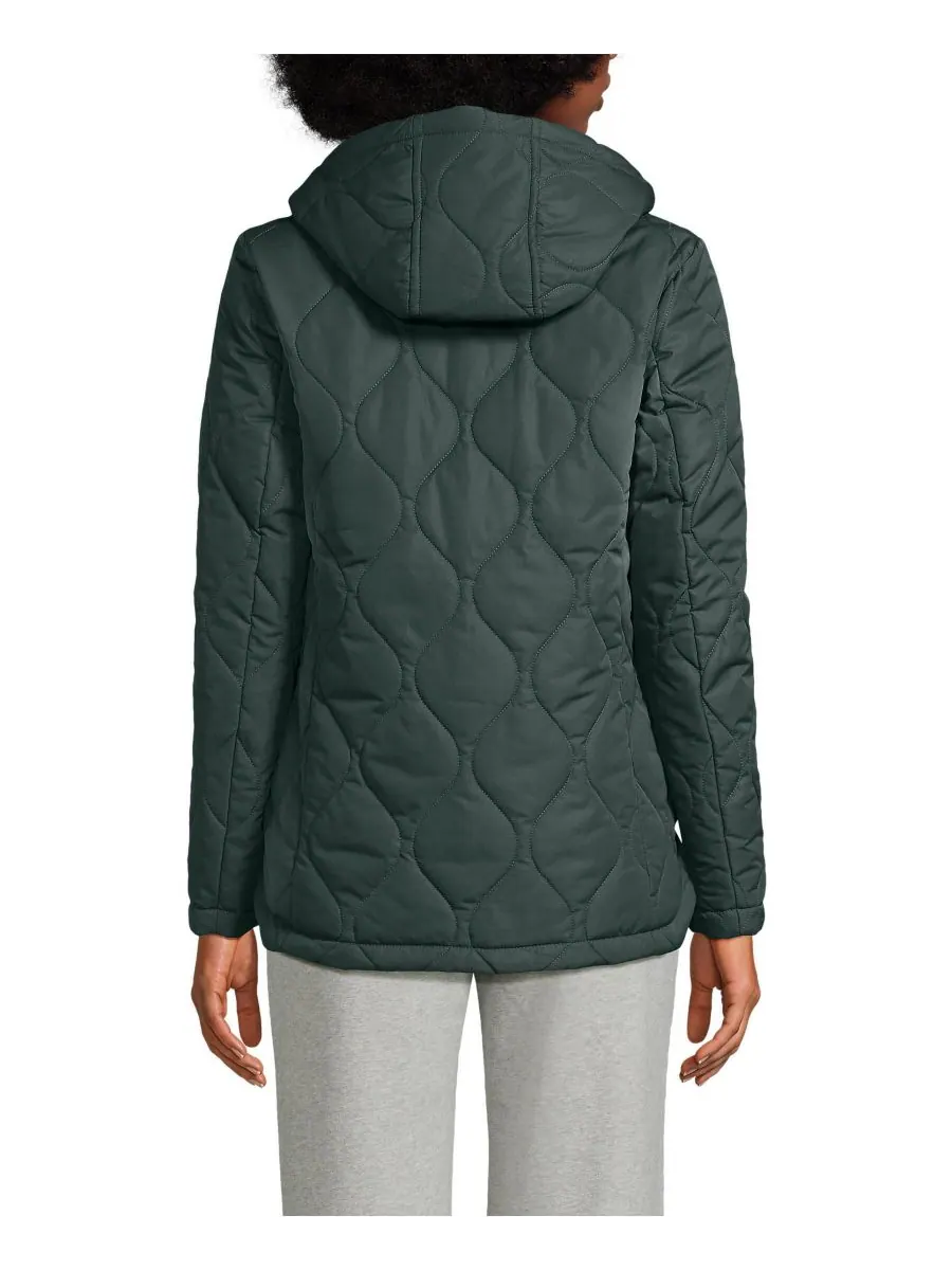 Женская стеганая утепленная куртка FeatherFree Lands' End, Evening forest — изображение 2 из 4