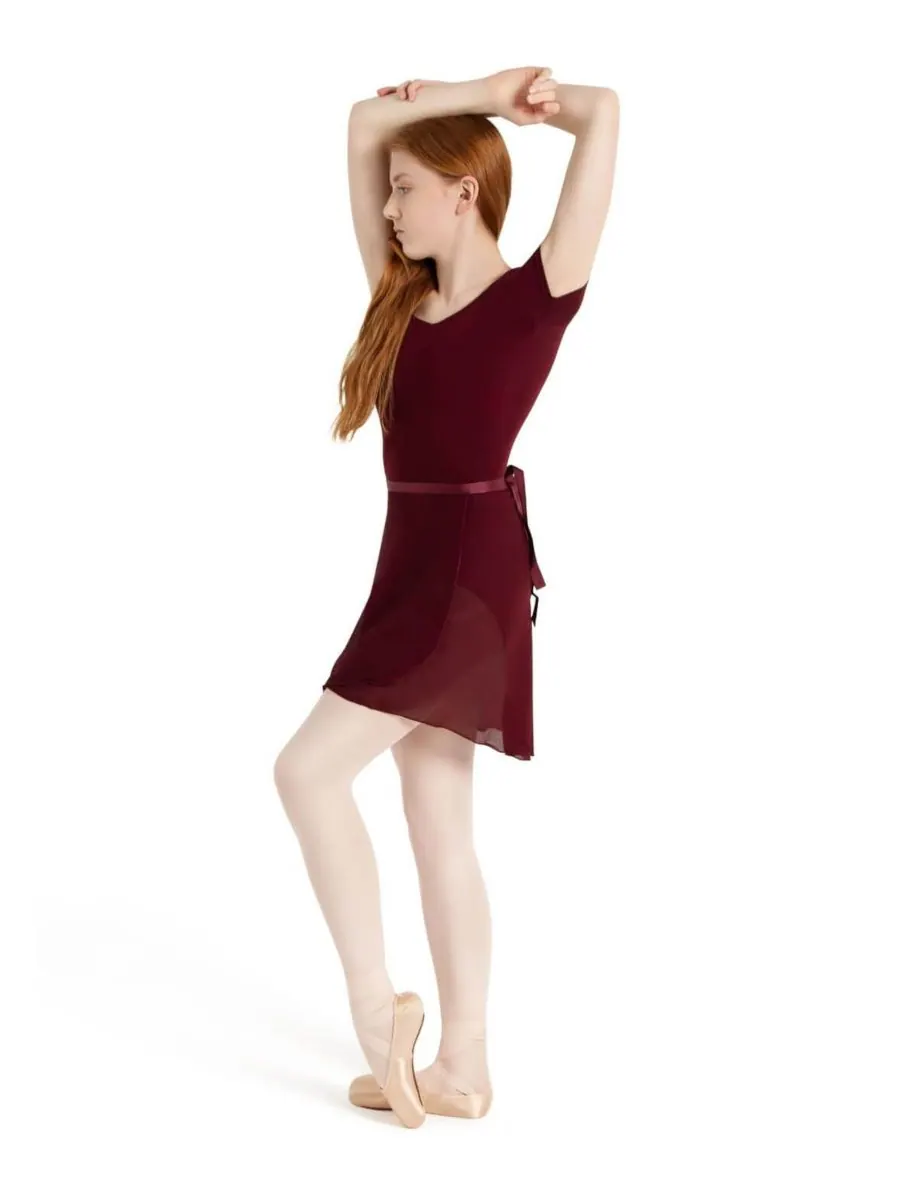 Юбка-сарафан из жоржета Capezio — изображение 4 из 4, бордовый