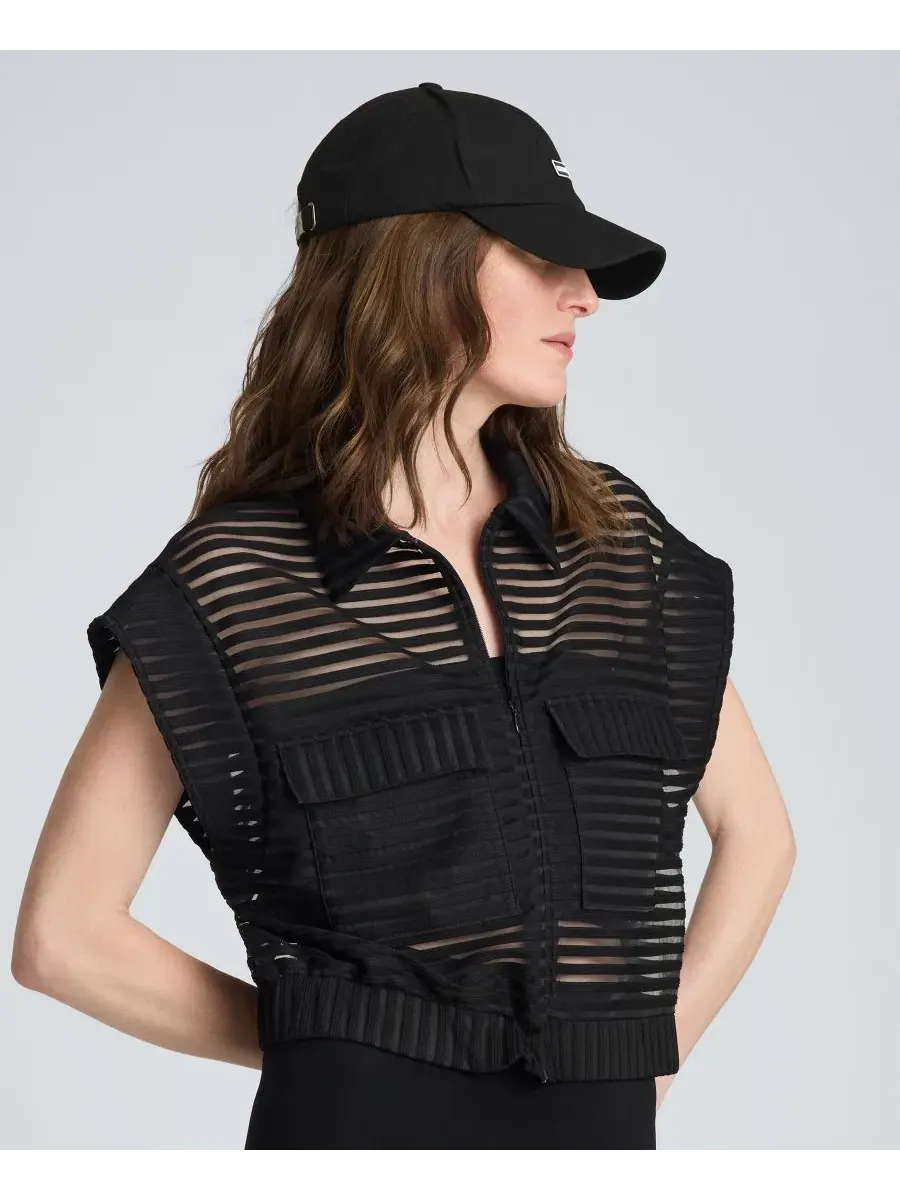 Женский кардиган с воротником Kenneth Cole — изображение 3 из 5, черный