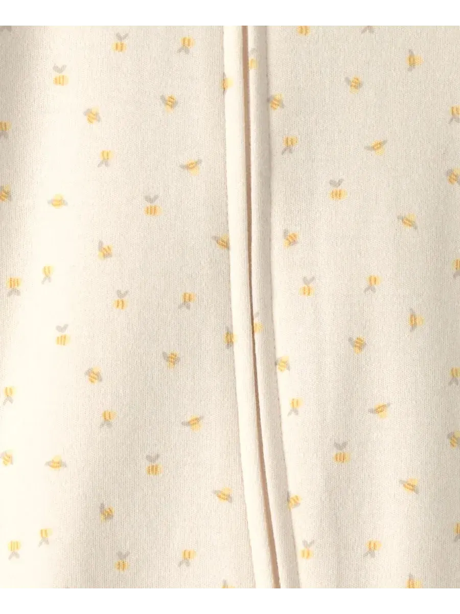 Детский комбинезон Baby Girl's Bee с двусторонней молнией Carter'S — изображение 3 из 5, белый