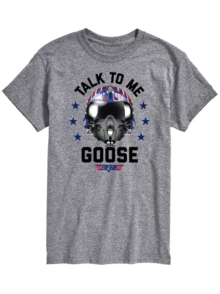 Мужская футболка с коротким рукавом и графическим принтом "Talk To Me Goose" Airwaves — изображение 1 из 3, приглушенный