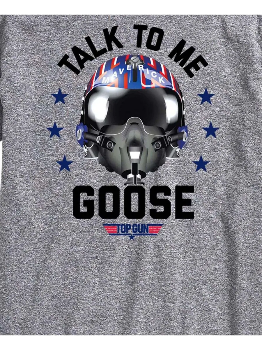 Мужская футболка с коротким рукавом и графическим принтом "Talk To Me Goose" Airwaves — изображение 3 из 3, приглушенный