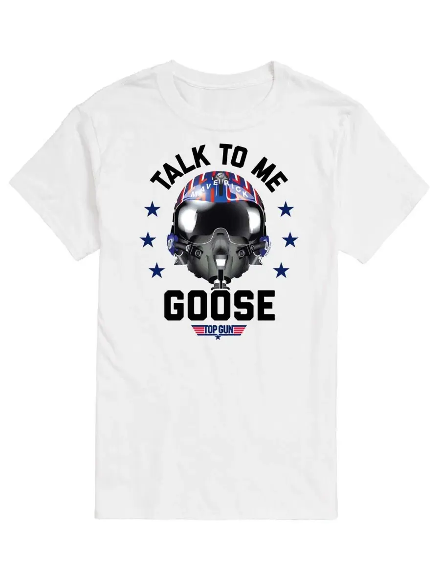 Мужская футболка с коротким рукавом и графическим принтом "Talk To Me Goose" Airwaves — изображение 1 из 3, белый