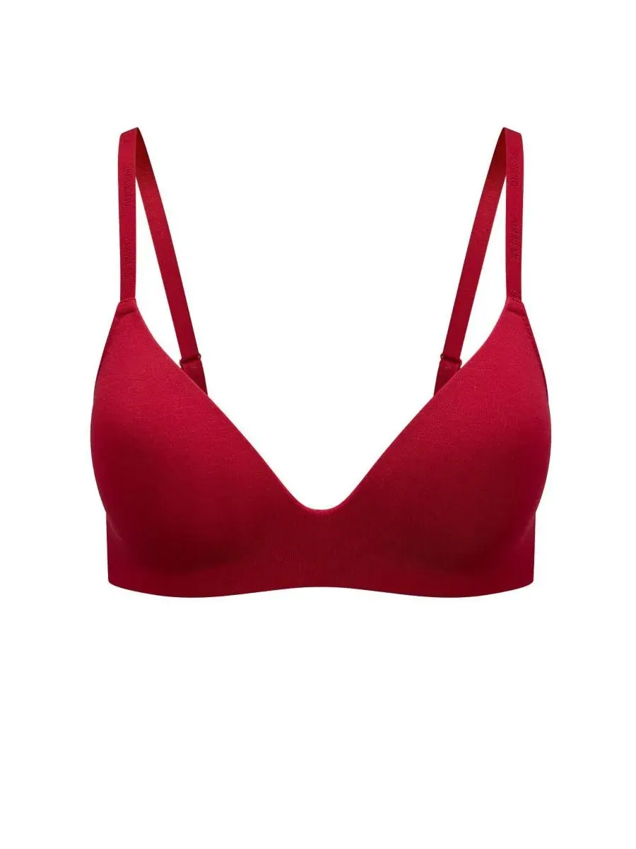 Женский бюстгальтер Harlowe Contour Plunge Adore Me — изображение 4 из 4, темный красный