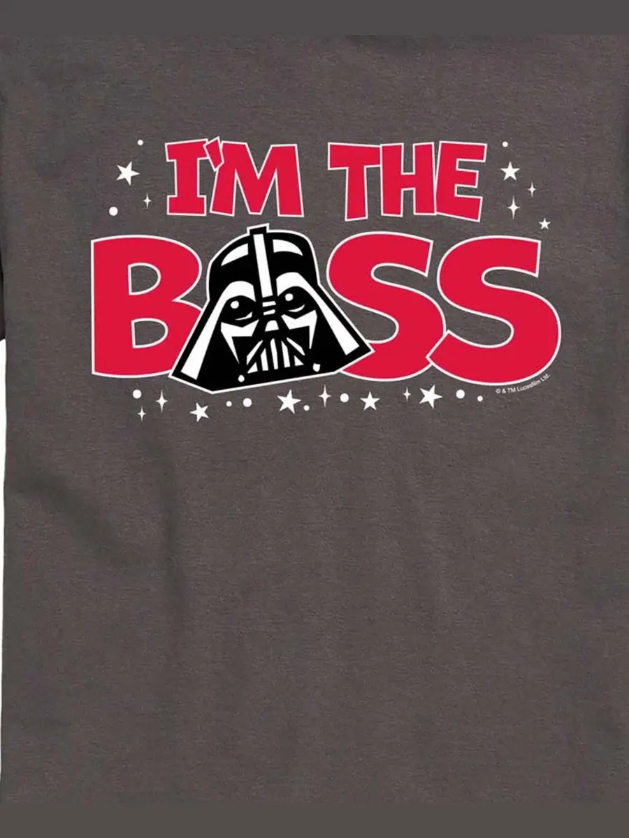 Мужская футболка с коротким рукавом Star Wars Vader Im The Boss с графическим принтом Airwaves — изображение 3 из 3