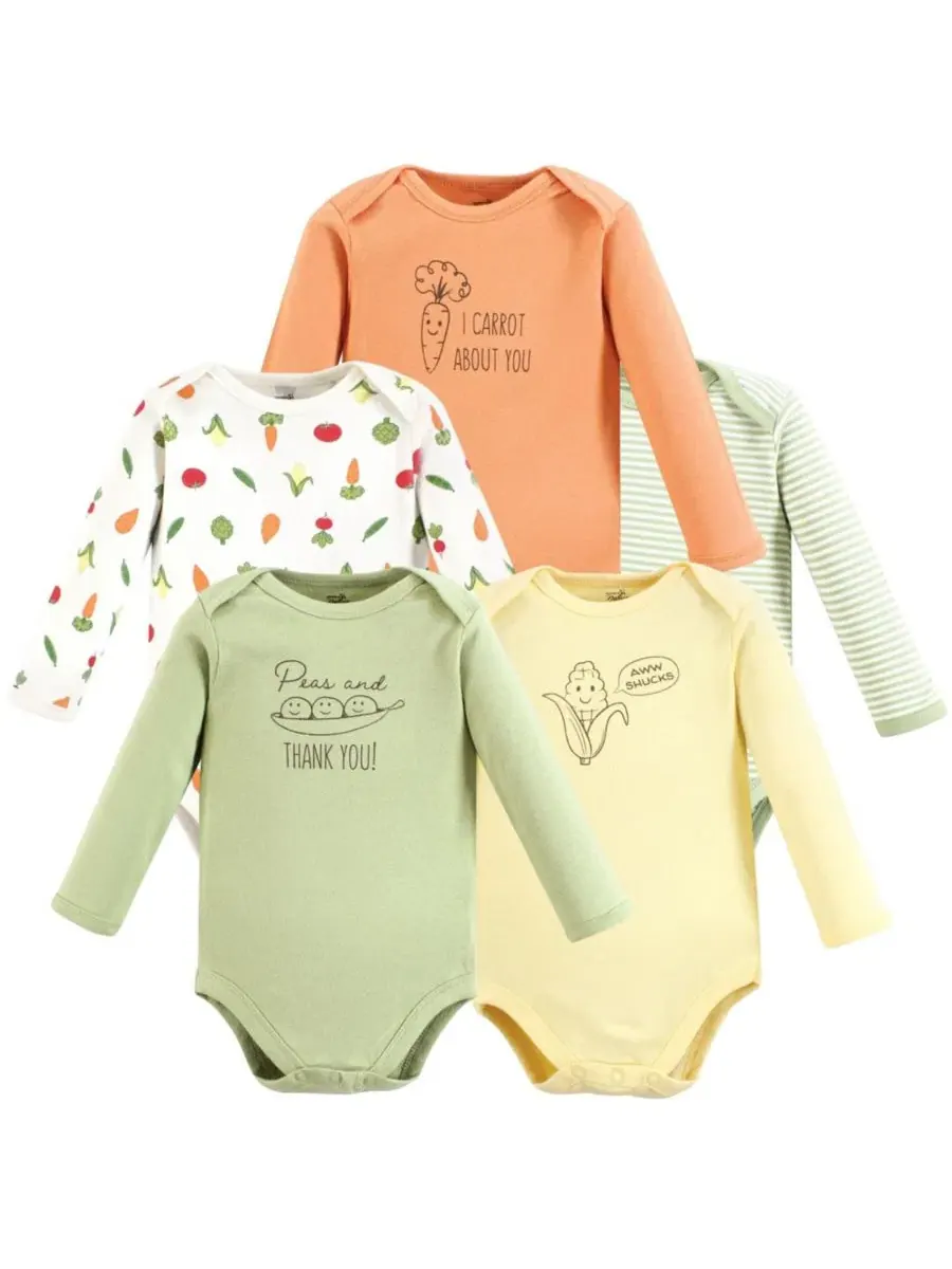 Мягкий хлопковый комбинезон для девочек Hudson Baby