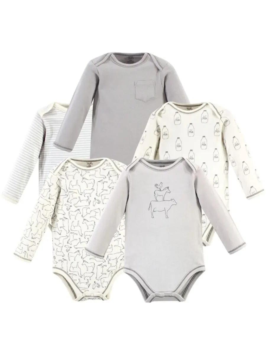 Мягкий хлопковый комбинезон для девочек Hudson Baby