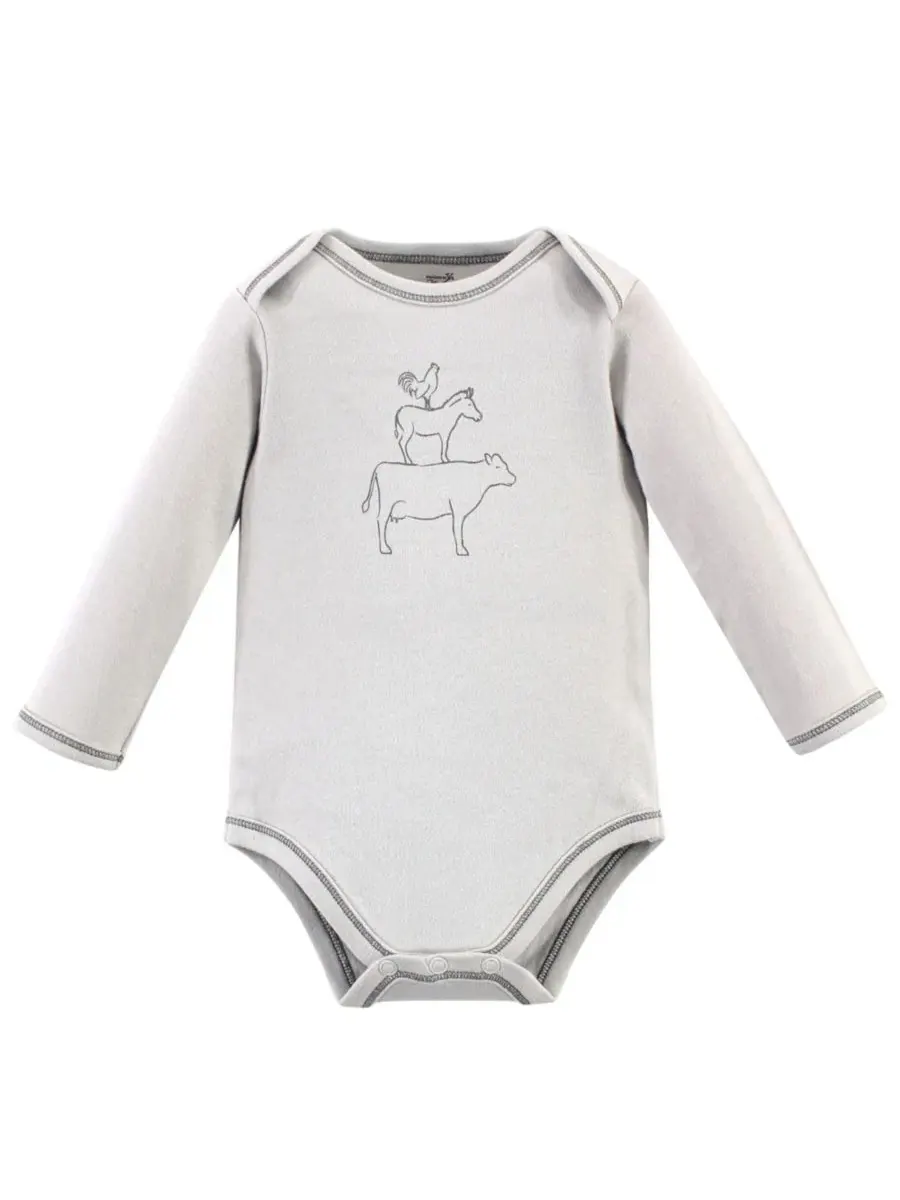 Мягкий хлопковый комбинезон для девочек Hudson Baby — изображение 5 из 6