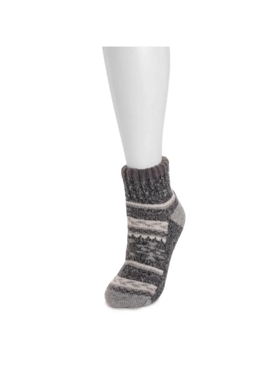 Высокий термостойкий мини-носок MUK LUKS — изображение 2 из 3, серый