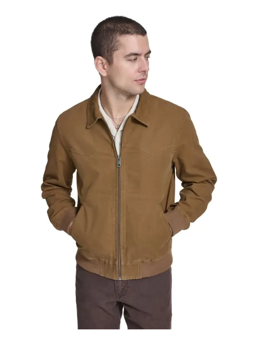 Мужская хлопковая куртка-бомбер в стиле вестерн Levi's