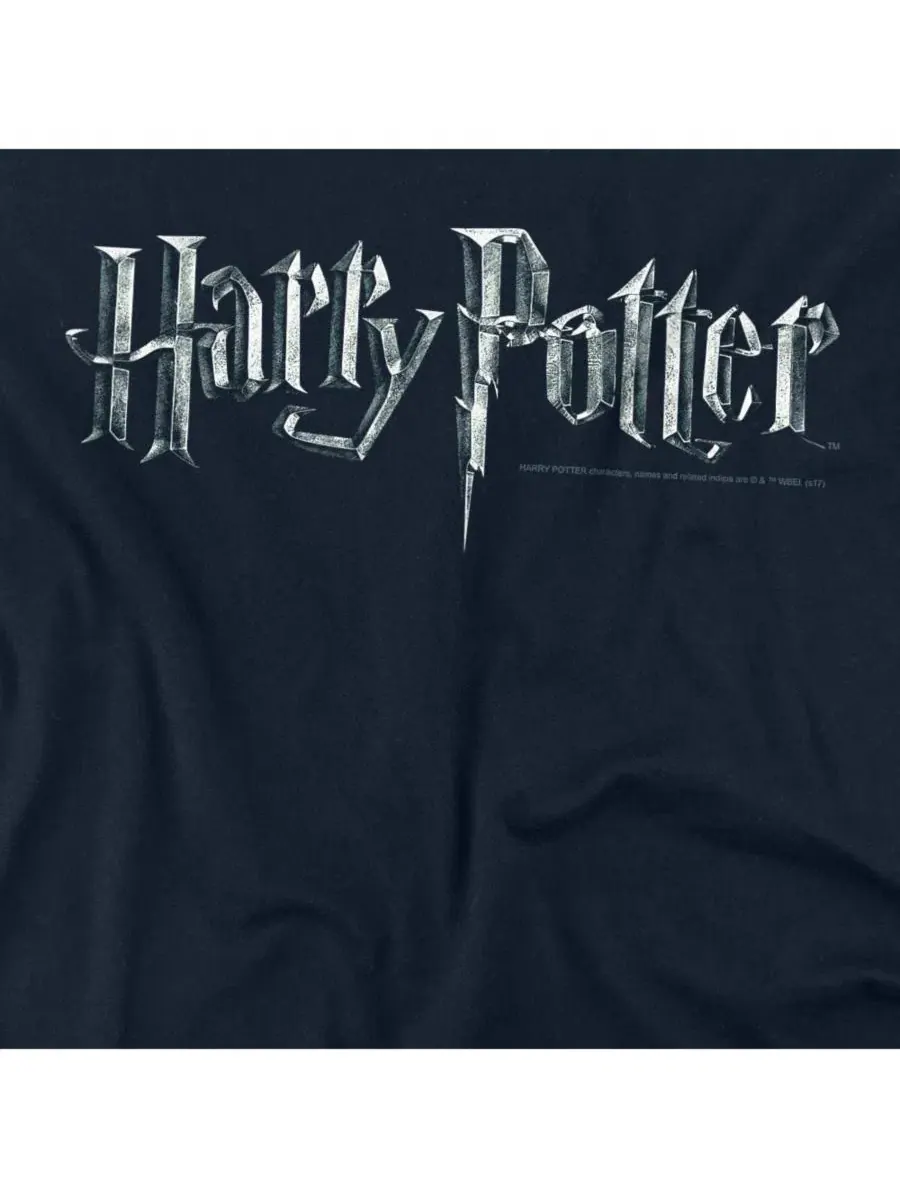 Футболка с длинным рукавом, модель Harry Potter — изображение 3 из 3, темно-синий