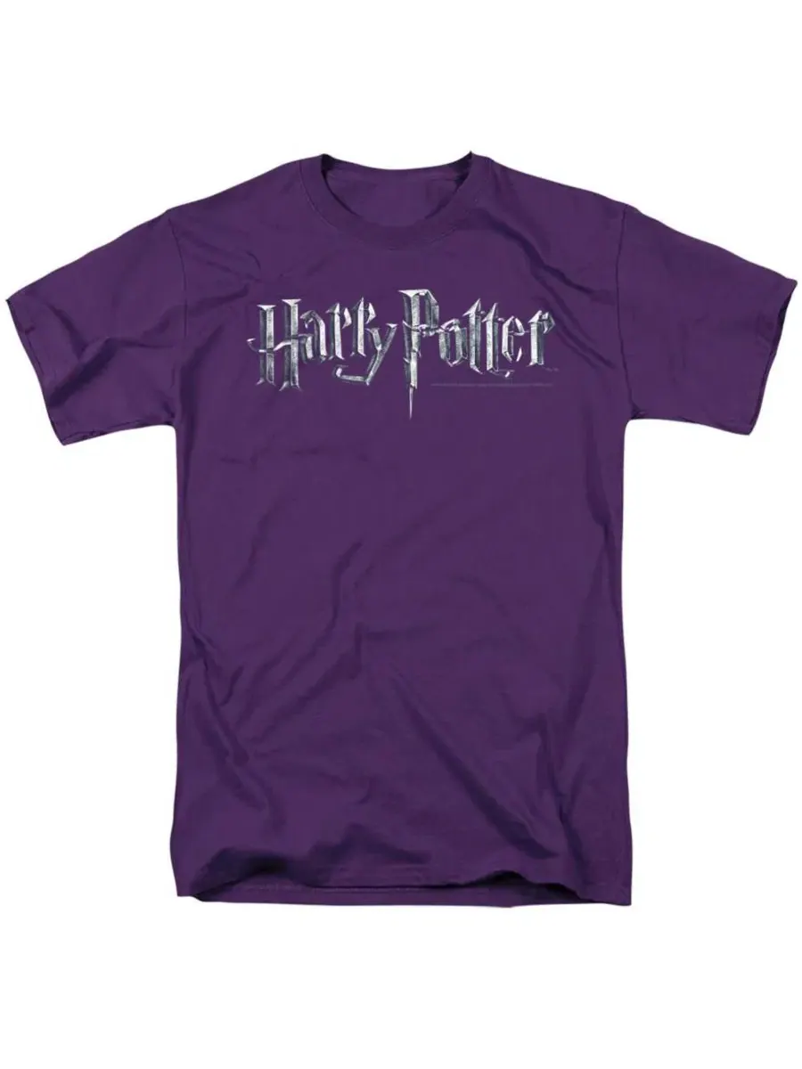 Футболка с принтом Harry Potter — изображение 1 из 3, фиолетовый