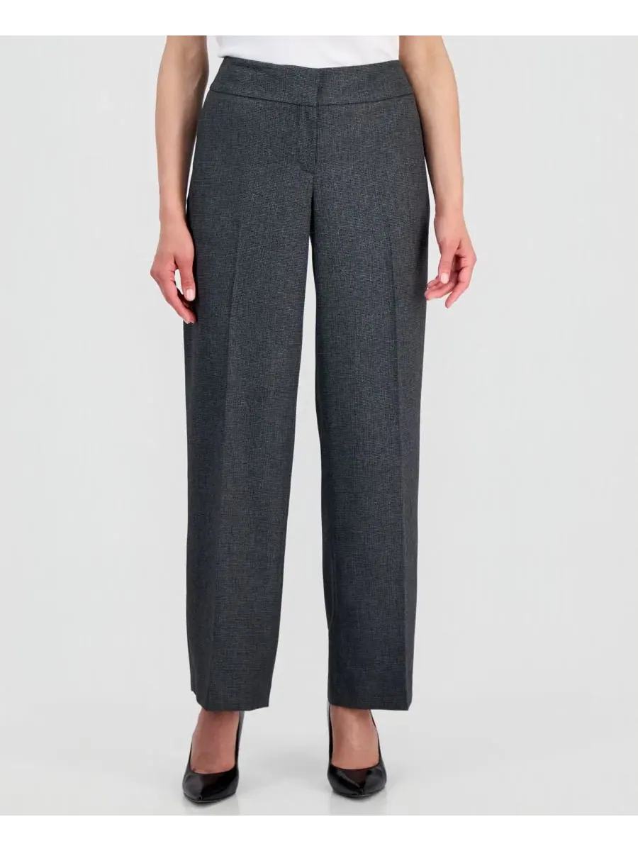 Костюм из жакета и брюк Wide Leg, бренд Le Suit — изображение 3 из 6, серый мульти