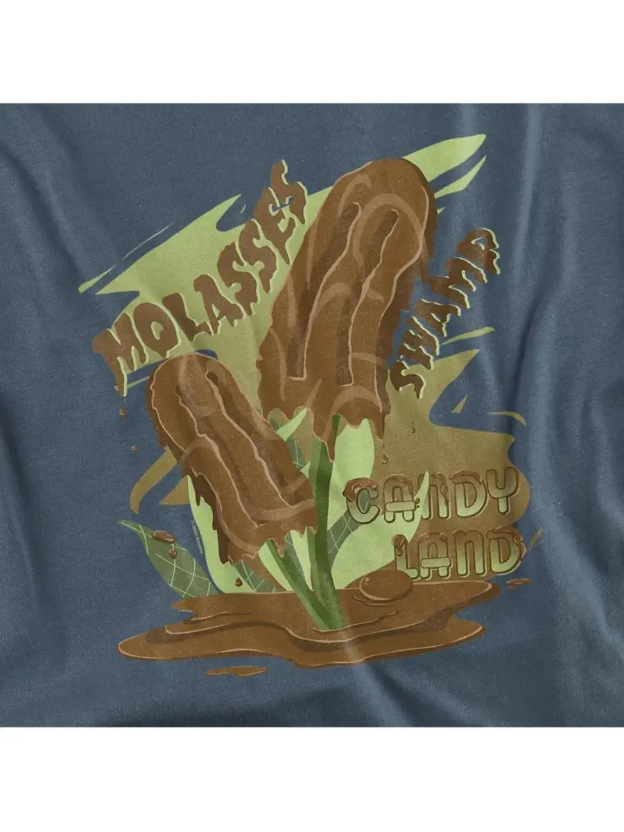 Футболка с принтом Candy Land Melting Molasses Popsicle Logovision — изображение 3 из 3, серый