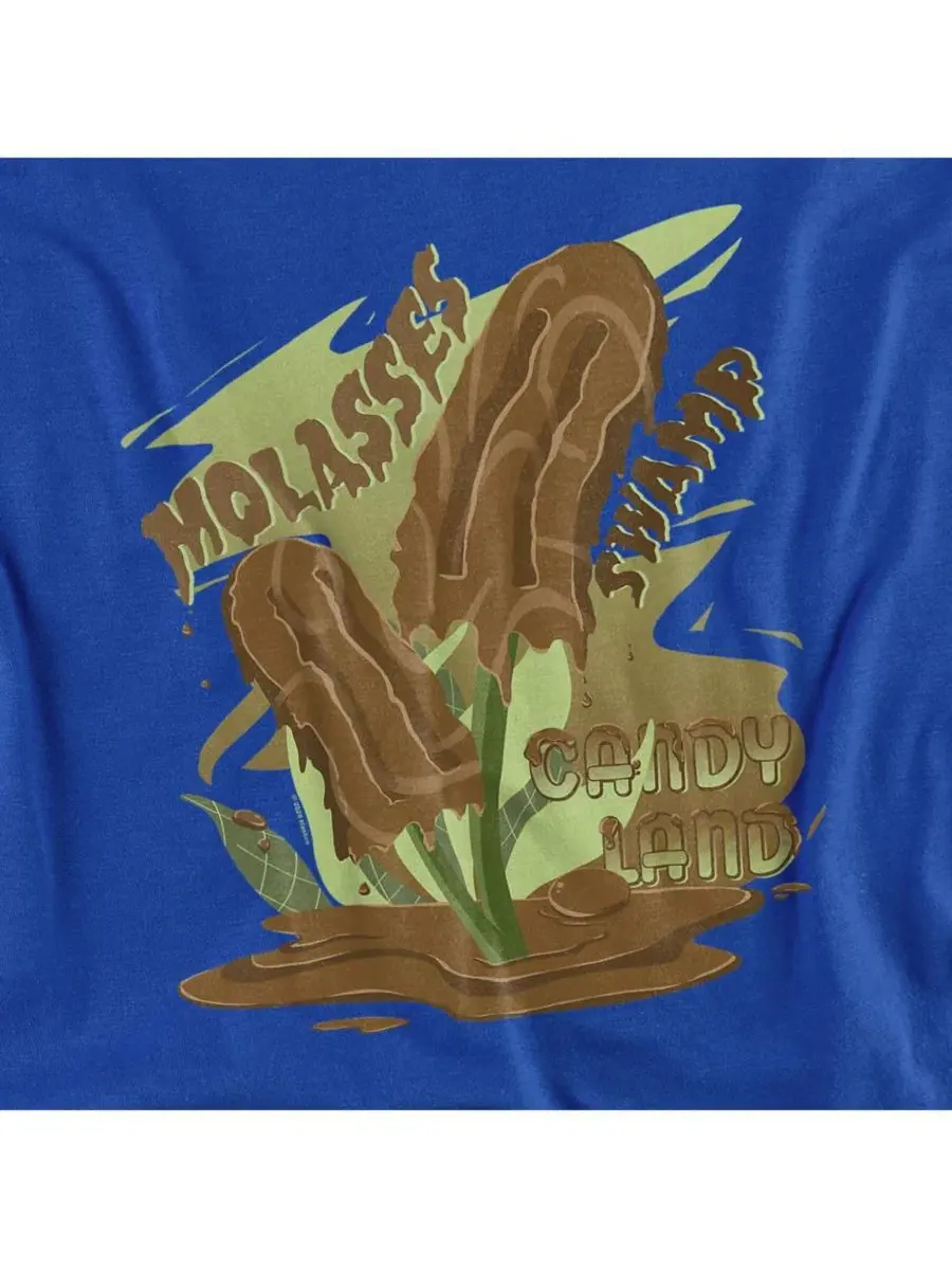 Футболка с принтом Candy Land Melting Molasses Popsicle Logovision — изображение 3 из 3, королевский