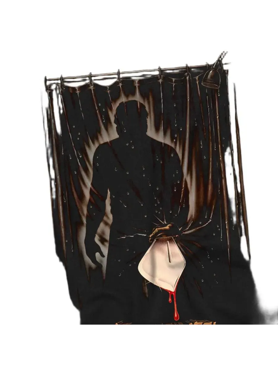 Футболка с принтом Men's Part Poster Friday The 13th — изображение 3 из 3, черный