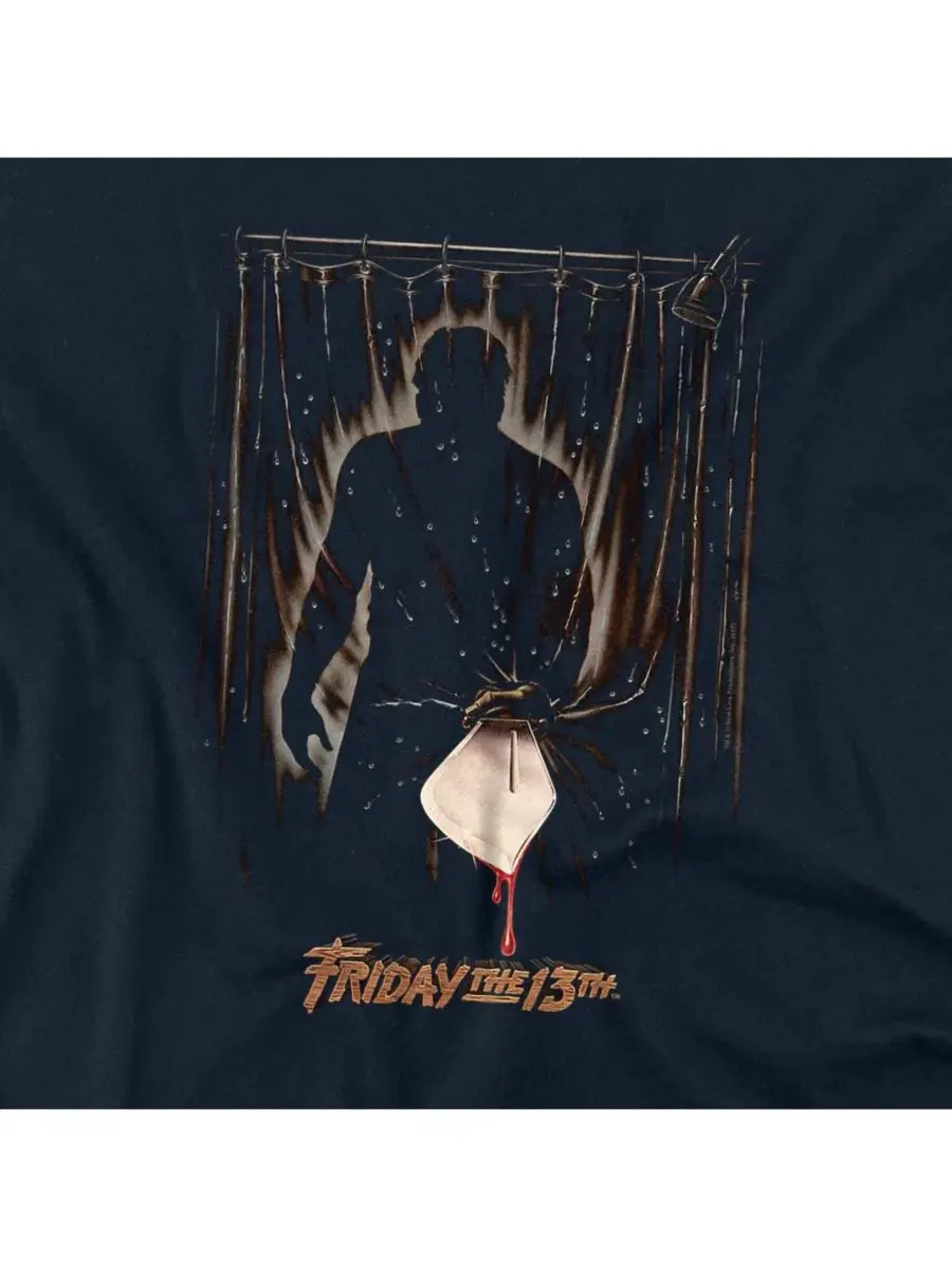 Футболка с принтом Part Poster Friday The 13th — изображение 3 из 3, темно-синий