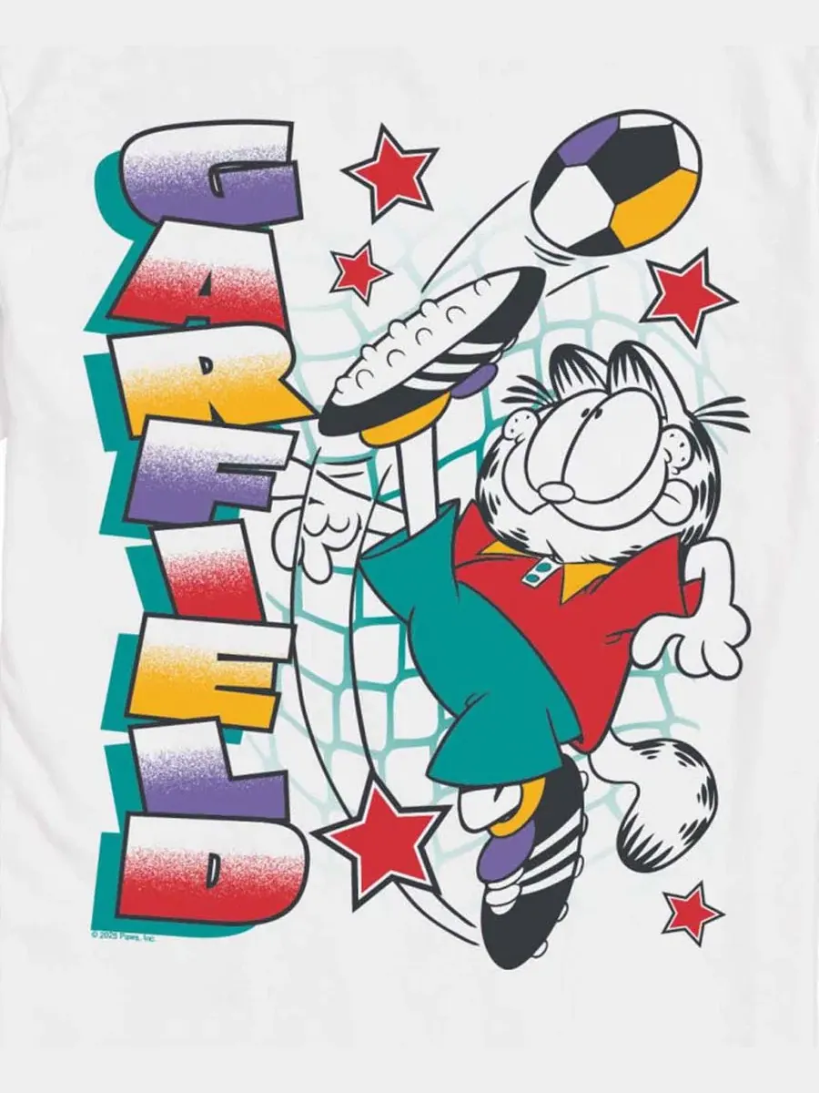 Футболка с коротким рукавом Garfield Soccer AIRWAVES — изображение 3 из 3, белый