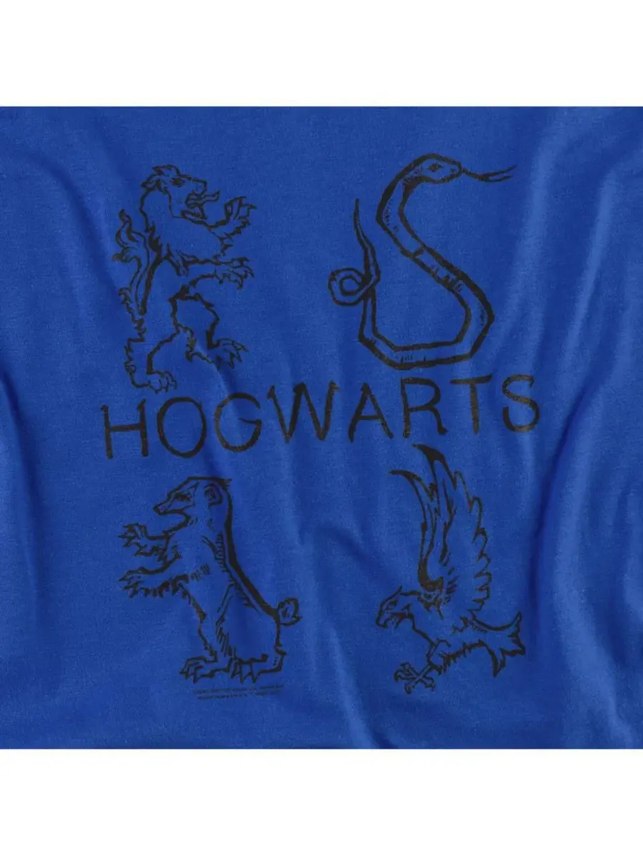 Футболка с длинным рукавом Literary Crests Harry Potter — изображение 3 из 3, королевский