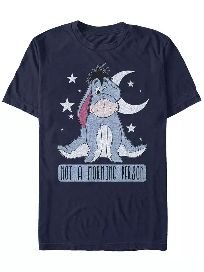 Футболка мужская с коротким рукавом Eeyore Not Morning Fifth Sun — изображение 1 из 1, темно-синий