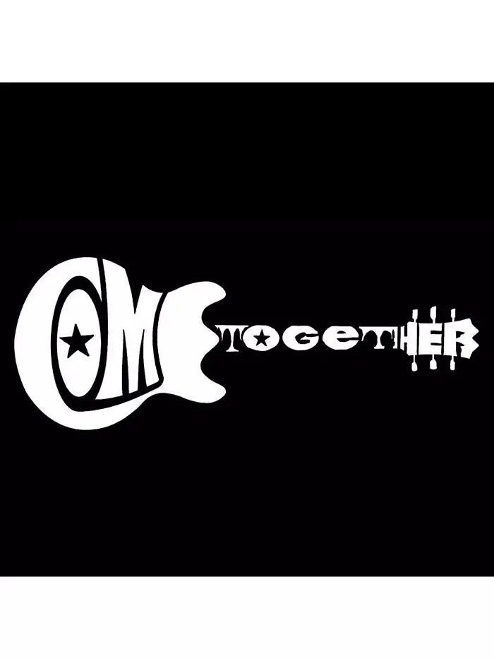 Футболка мужская Word Art - Come Together LA Pop Art — изображение 2 из 2, серый