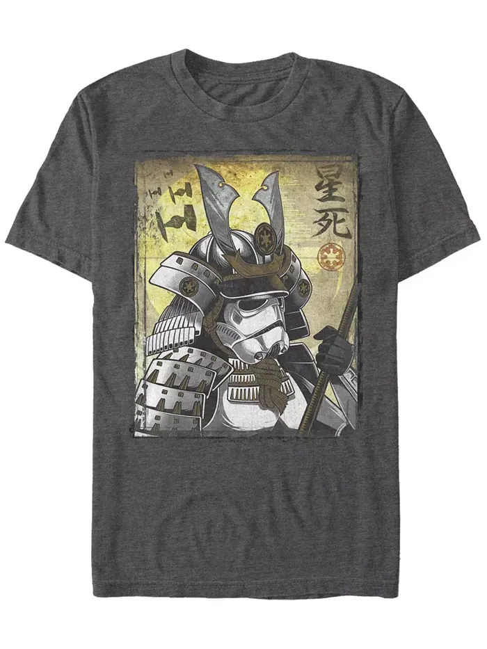 Мужская футболка с коротким рукавом Samurai Trooper Fifth Sun — изображение 1 из 1, темно-серый