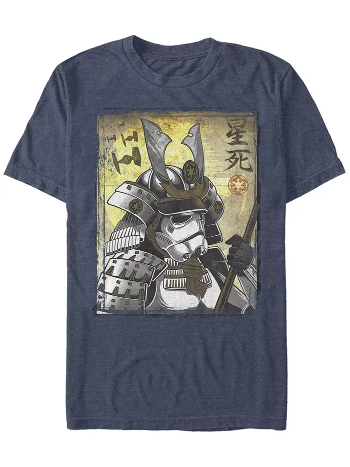 Мужская футболка с коротким рукавом Samurai Trooper Fifth Sun — изображение 1 из 1, темно-синий