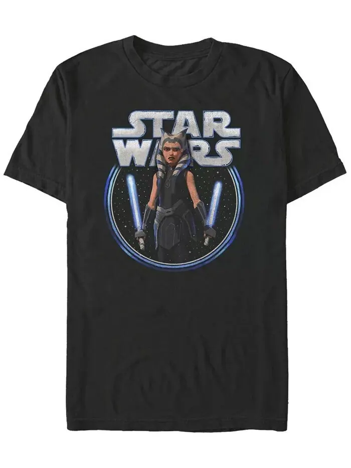 Футболка мужская Ahsoka Stars Star Wars — изображение 1 из 1, черный