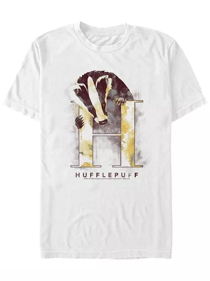 Мужская футболка Looney Tunes Hufflepuff Mystic Wash Badger с коротким рукавом Fifth Sun — изображение 1 из 1