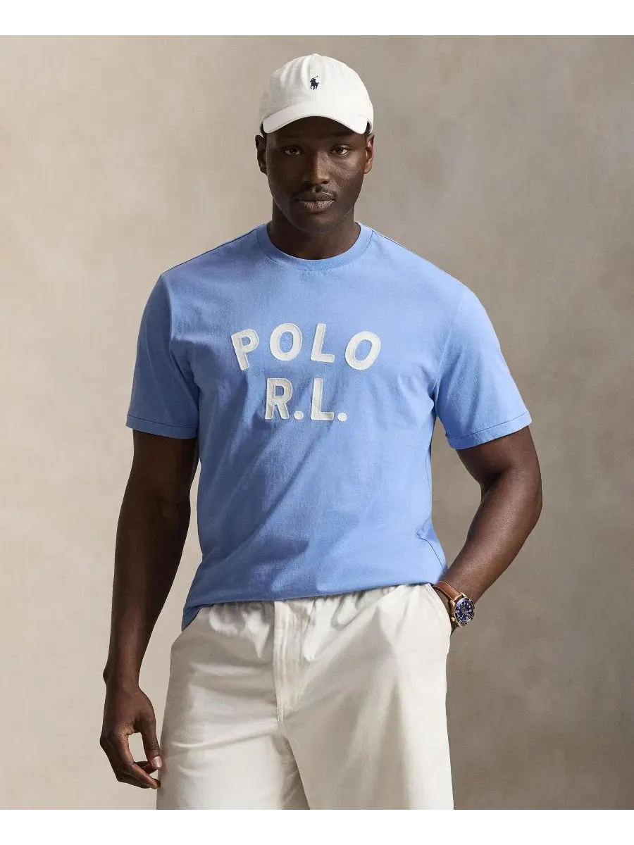 Футболка с круглым вырезом Polo Ralph Lauren — изображение 1 из 6, синий