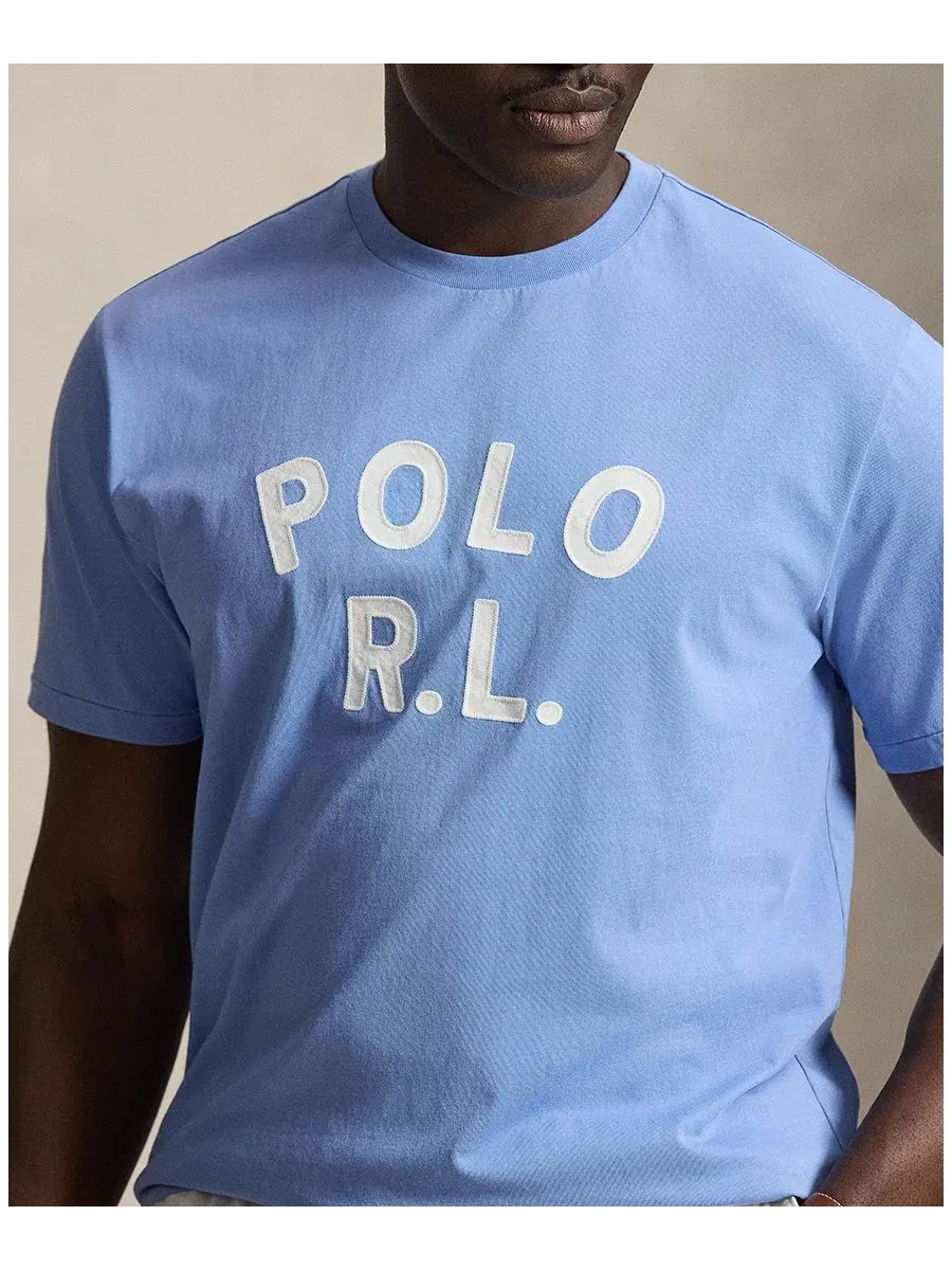 Футболка с круглым вырезом Polo Ralph Lauren — изображение 3 из 6, синий