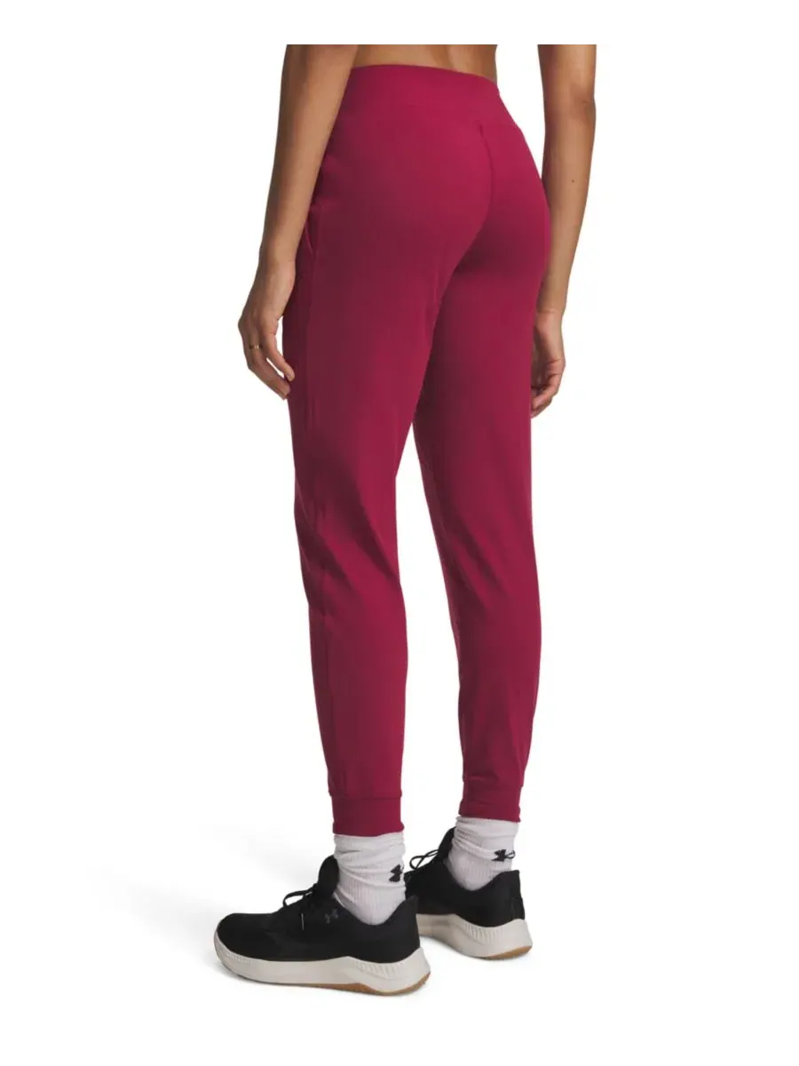 Спортивные брюки свободного кроя Motion с брендом Under Armour, Claret / Ox Blood — изображение 3 из 3