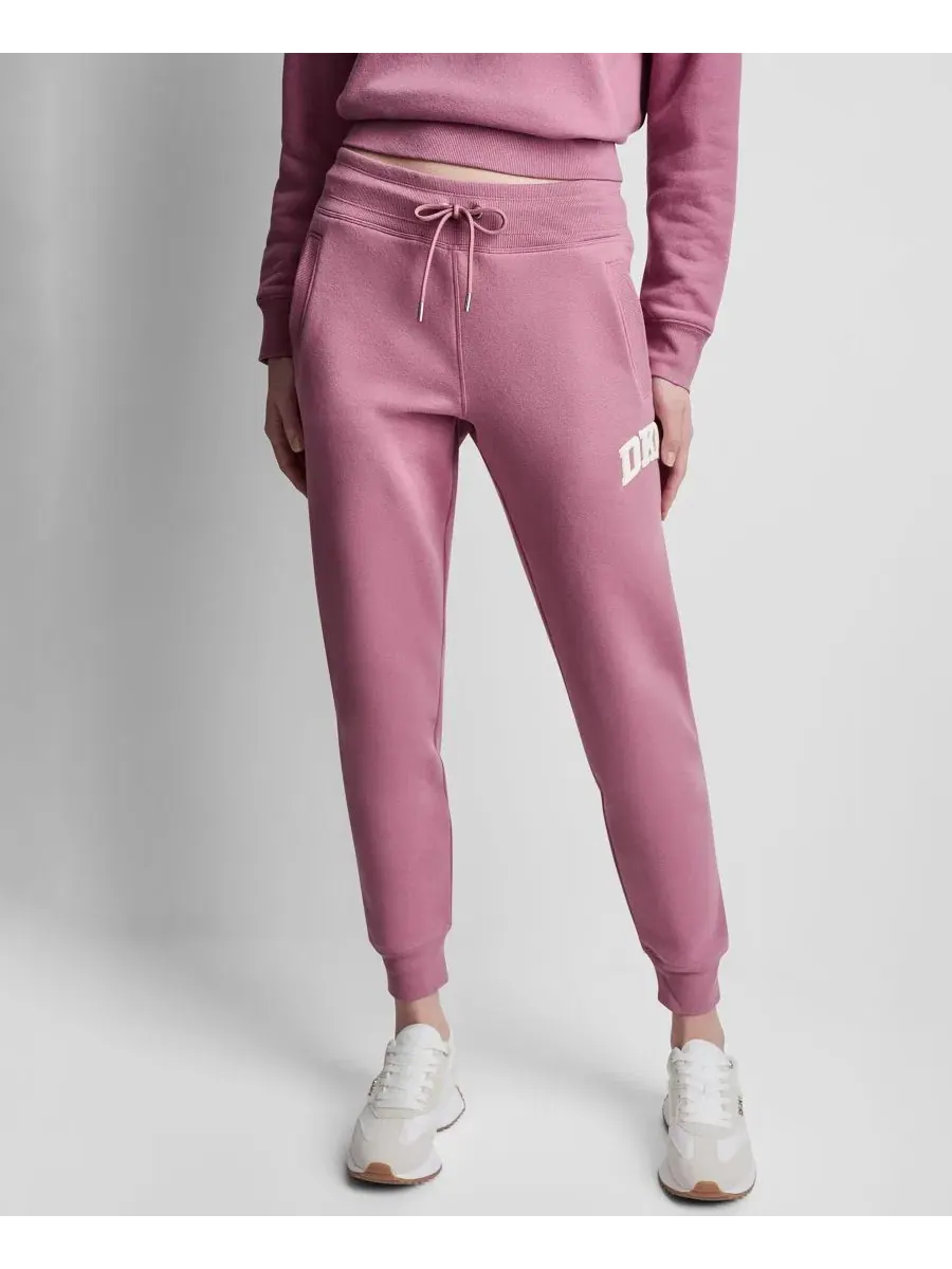 Спортивные брюки с логотипом Varsity DKNY Sport — изображение 1 из 6, розовый