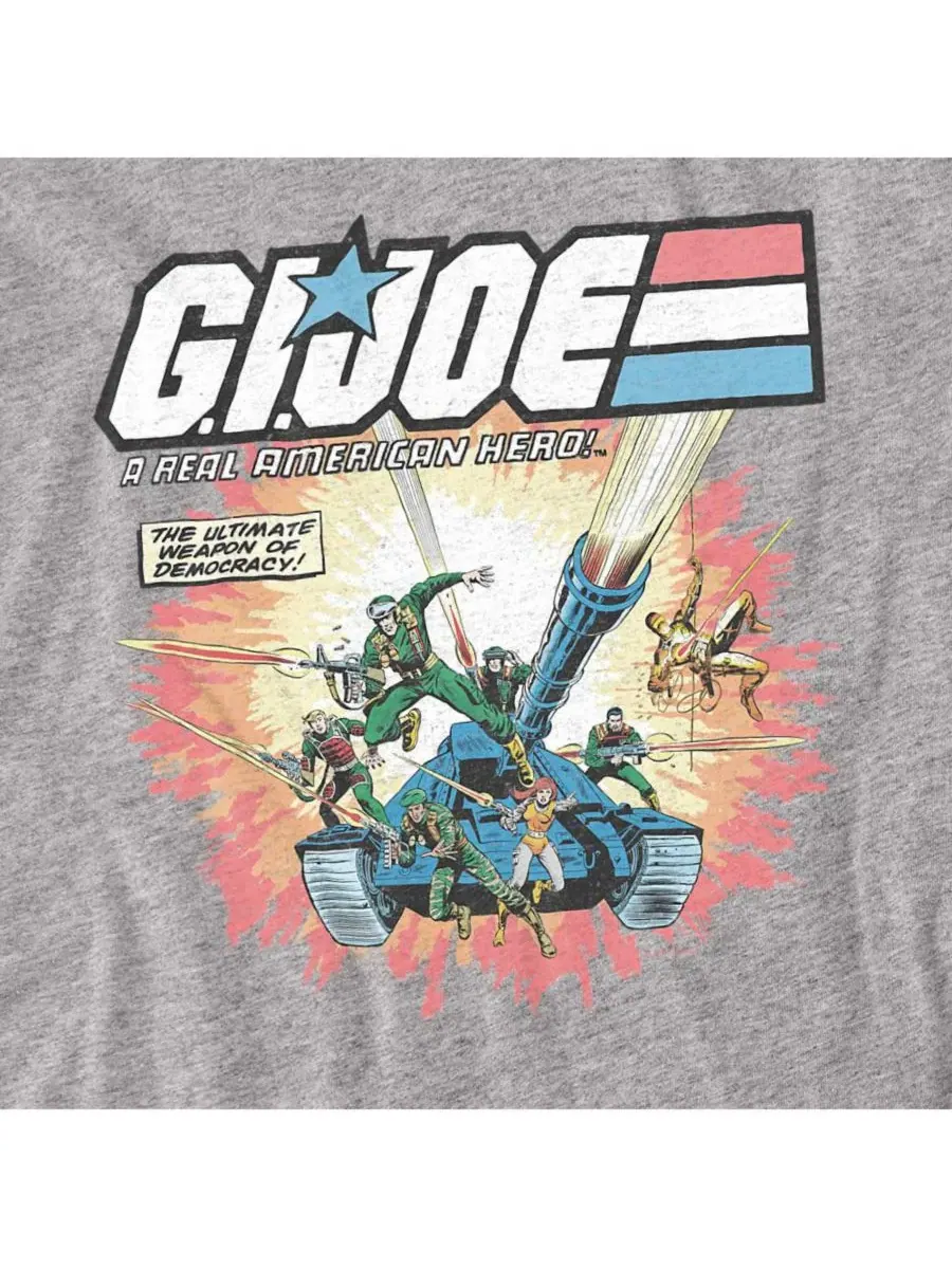 Футболка с принтом G.I. Joe Real American Hero Hasbro+ — изображение 2 из 3, приглушенный