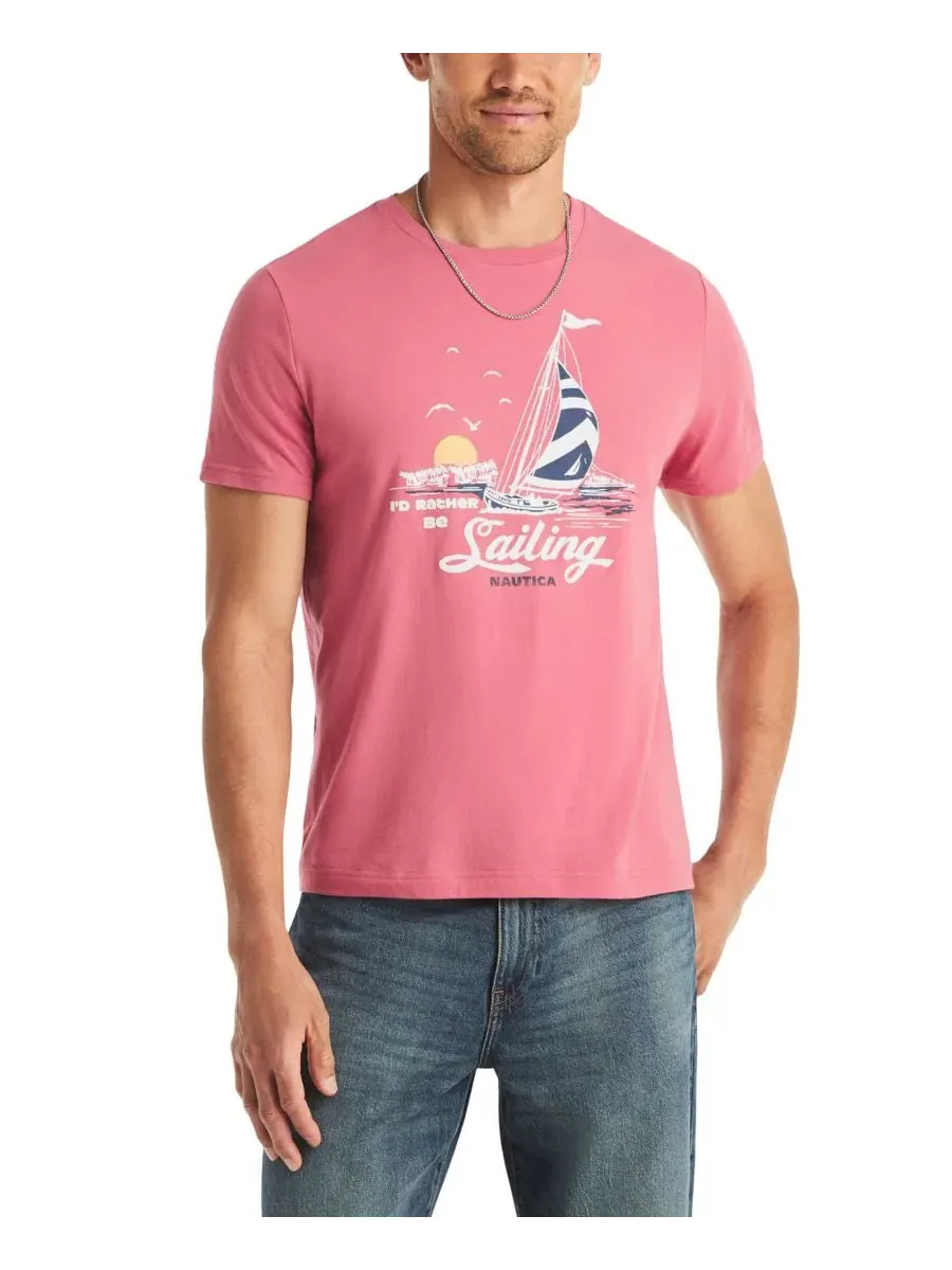 Футболка с принтом Men's Sailing Graphic Crewneck Nautica