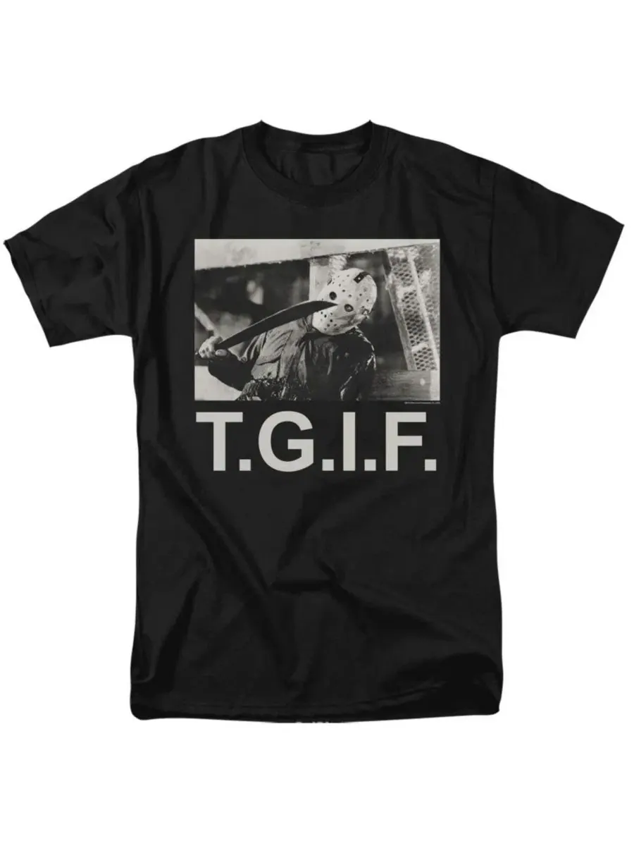 Футболка с принтом TGIF Friday The 13th — изображение 1 из 3, черный