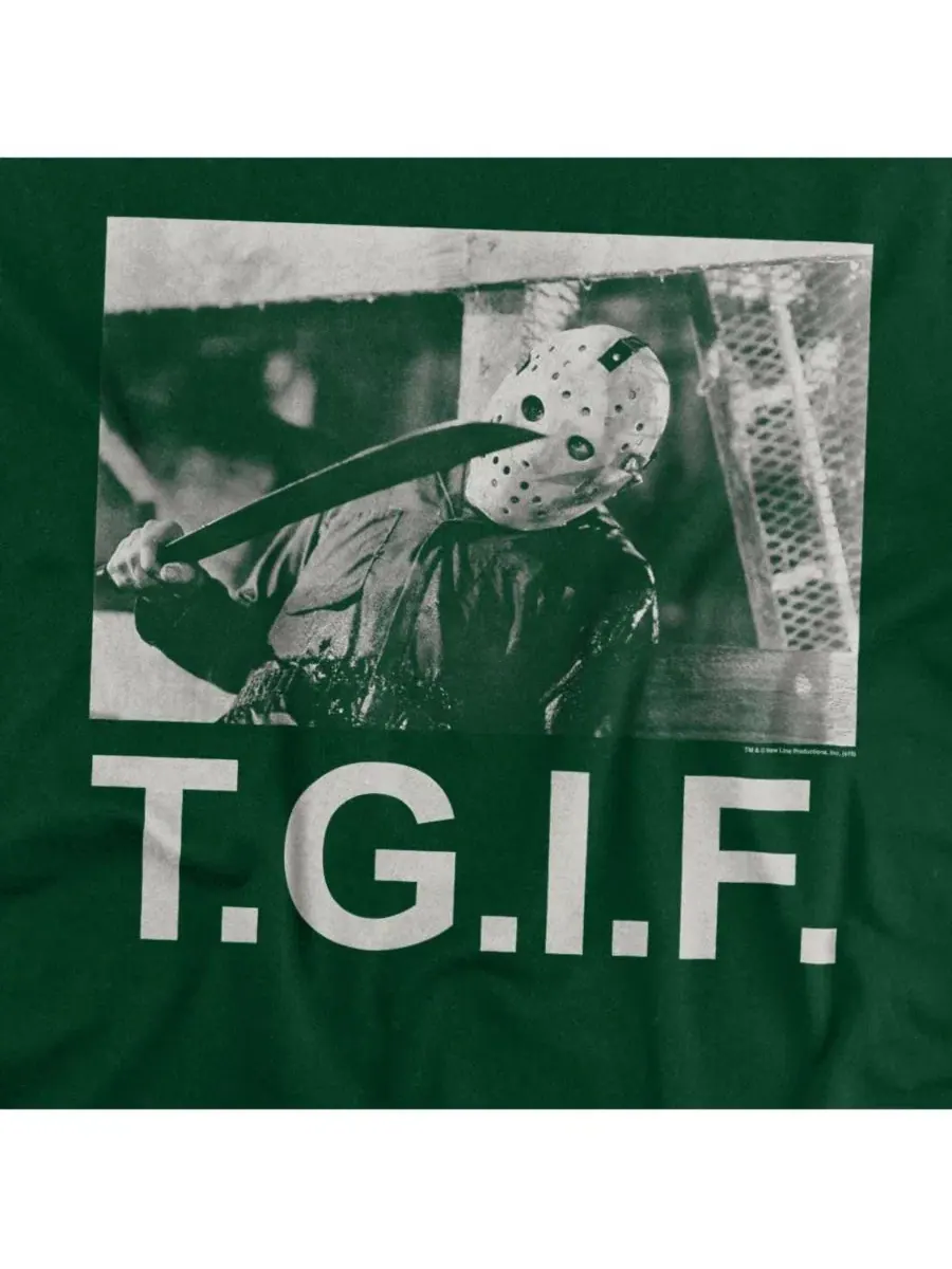 Футболка с длинным рукавом Friday The 13th — изображение 2 из 3, зеленый
