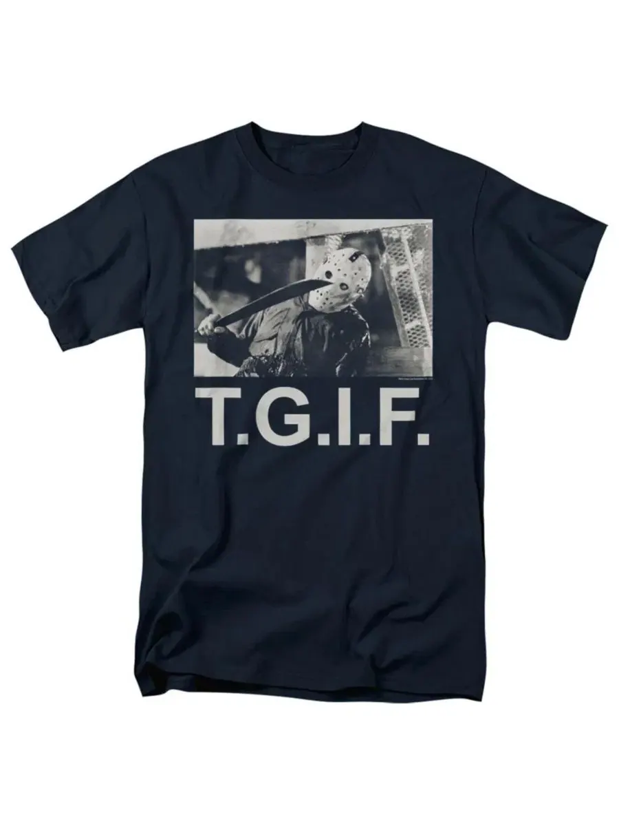Футболка с принтом Tgif Friday The 13th — синий