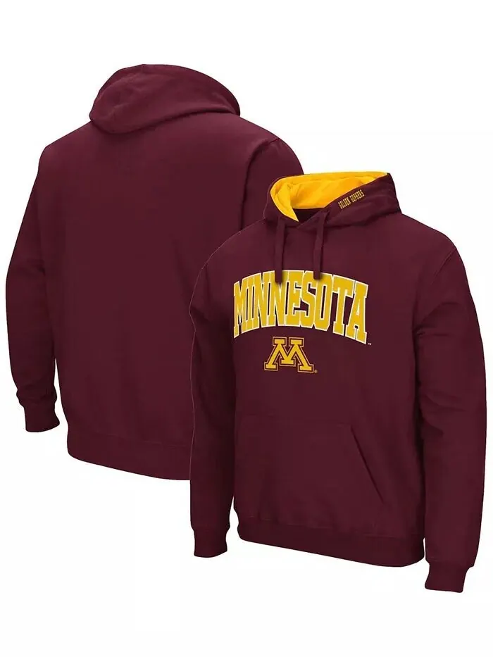 Мужская толстовка с капюшоном Minnesota Golden Gophers Arch Logo 3.0 Colosseum — изображение 1 из 3, коричневый