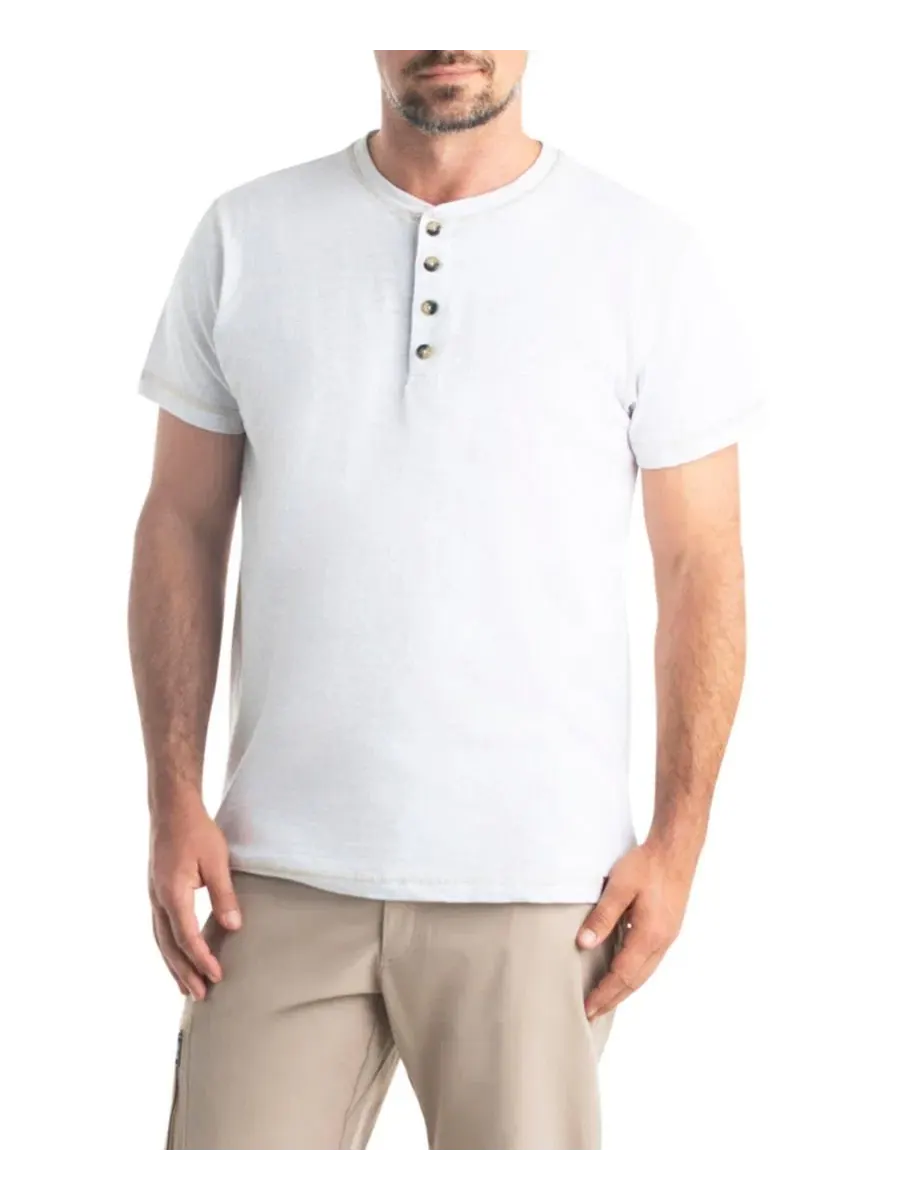 Мужская рубашка-поло с коротким рукавом Maverick Slub Henley Legendary Whitetails