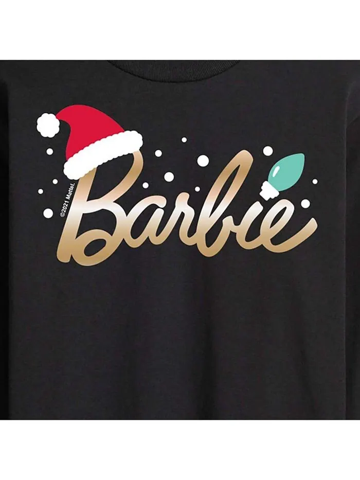 Мужская футболка с длинным рукавом Barbie Holiday AIRWAVES — изображение 3 из 3, черный
