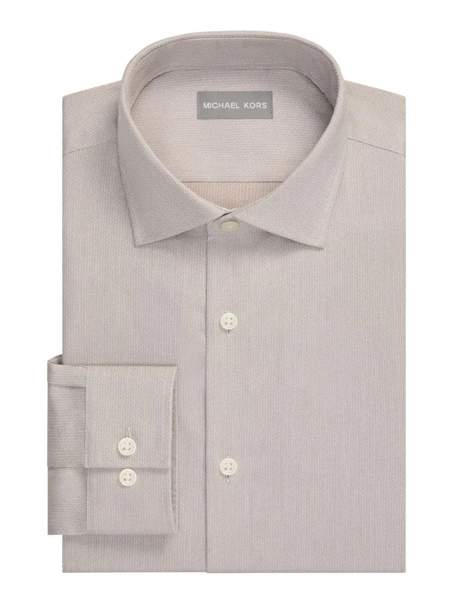 Рубашка Michael Kors, Slim Fit — изображение 3 из 5, коричневый