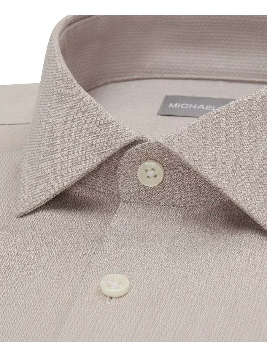 Рубашка Michael Kors, Slim Fit — изображение 4 из 5, коричневый