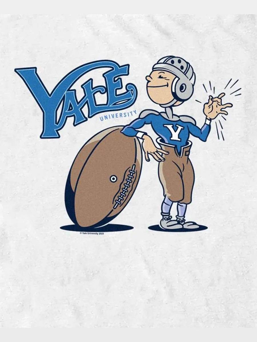 Футболка с графическим принтом Yale Football Player Fifth Sun — изображение 3 из 3, белый