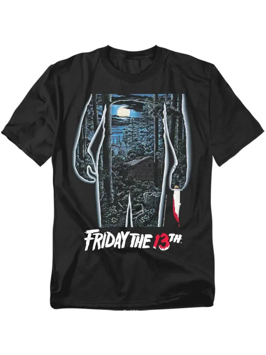 Футболка с принтом Friday The 13th — изображение 1 из 3, черный