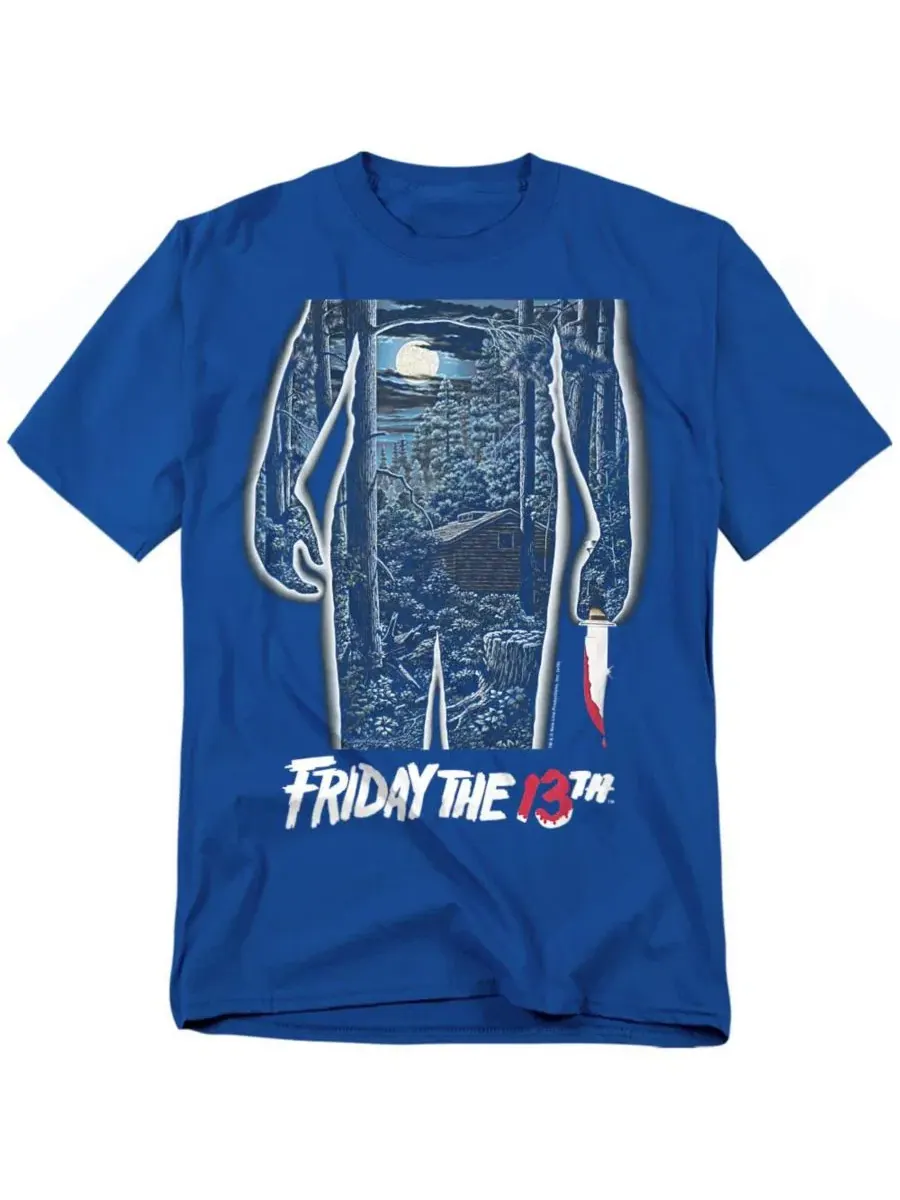 Футболка с принтом Friday The 13th — изображение 1 из 3, королевский