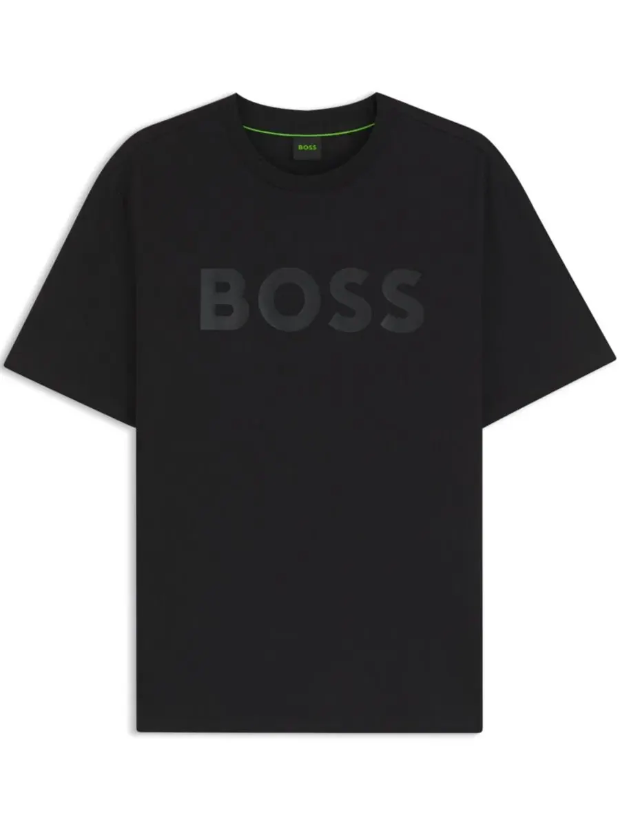 Футболка с логотипом Hugo Boss — изображение 2 из 5, черный